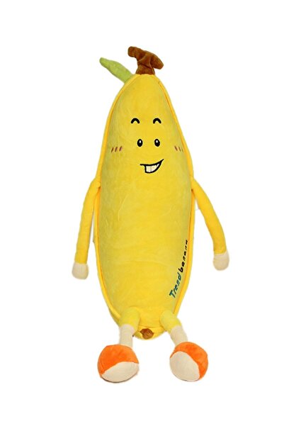 admay Uyku Arkadaşım Banana Muz Peluş Oyuncak Yastık 60 Cm