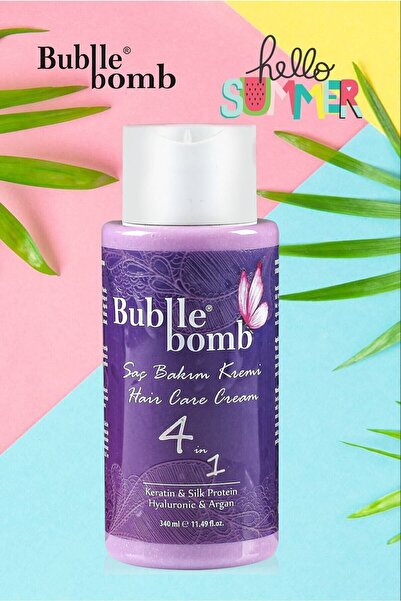 BUBBLEBOMB بلسم شعر 4 في 1 340 مل