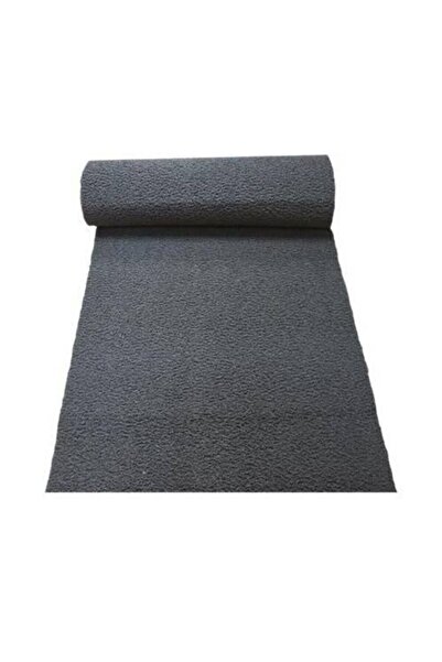 tiritoğluhome 14mm Kıvırcık Paspas Gri Renk Eni 100cm X Boy 10mt