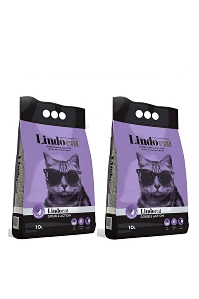 Lindo Cat Lavantalı Kokulu İnce Taneli Kedi Kumu 10 lt x 2 Adet