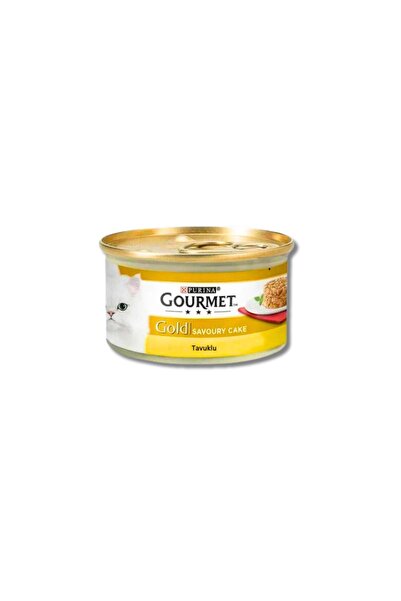 Gourmet KIYILMIŞ TAVUKLU YAŞ KEDİ MAMASI ISLAK KONSERVE MAMA