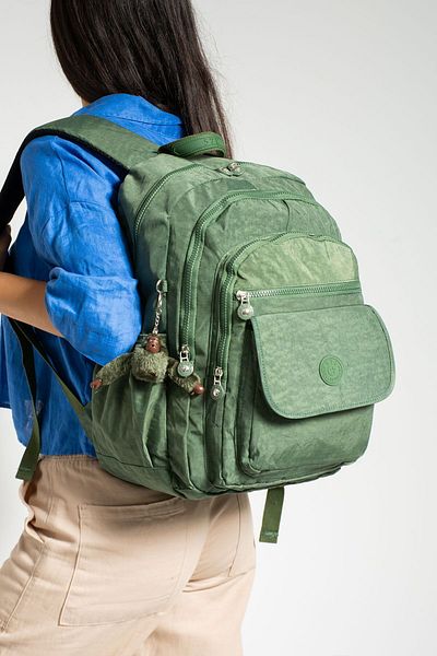 GP GUES POLO Unisex School Backpack - Crinkle Waterproof Fabric, Large Size, for Junior High School College cty-lbn-301