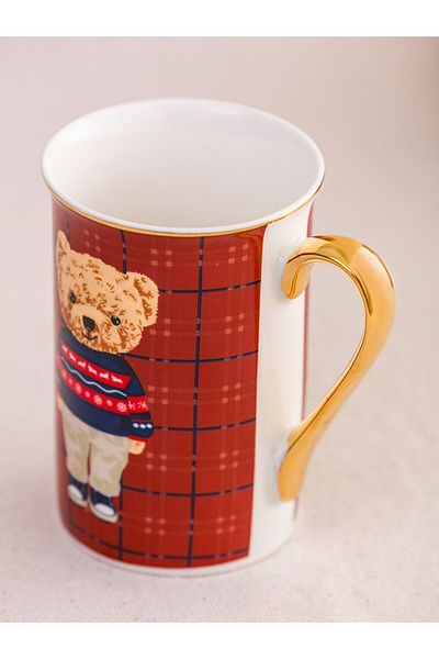 LC Waikiki LCW HOME Teddy Patterned Porcelain Mug - 363 Ml