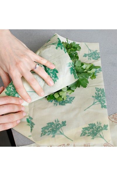 MUMO Large Set of 2 Wax Fabric