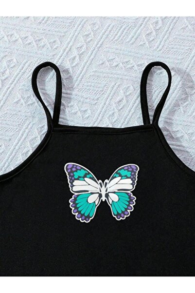 Machetta Φούτερ με στάμπα πεταλούδας και φούτερ 2 τεμαχίων για παιδιά