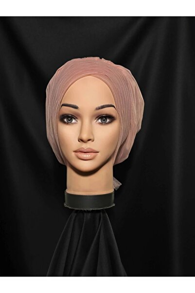 Elegance Scarf نموذج غطاء محرك السيارة الجاهز العمامة الجاهزة مسحوق قماش التول الفاخر