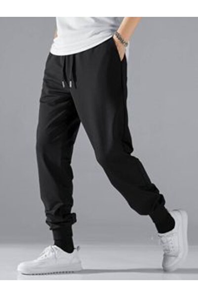 FİTGO Ανδρική Μαύρη Φόρμα - Άνετο και Κομψό Σχέδιο