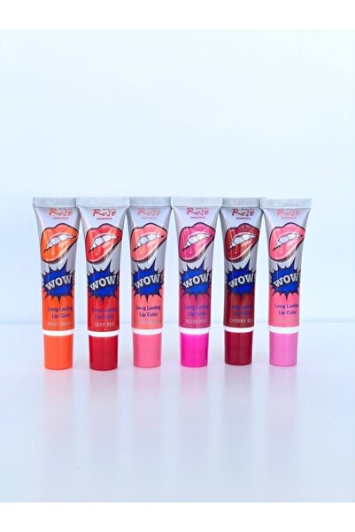 Roesıa Rose Cosmetics Rose Kalıcı Soyulabilir 6'lı Ruj Serisi