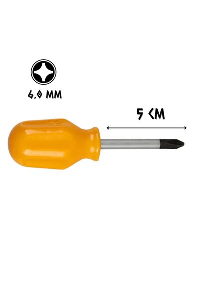 Kupa Küçük Topaç Tornavida Yıldız Uçlu