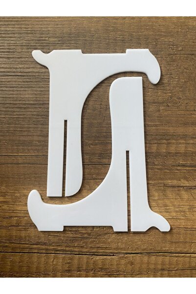 HomeJamin 5 adet Pleksi Çerçeve Tabak Teşhir Ayağı Standı Sergi ayak