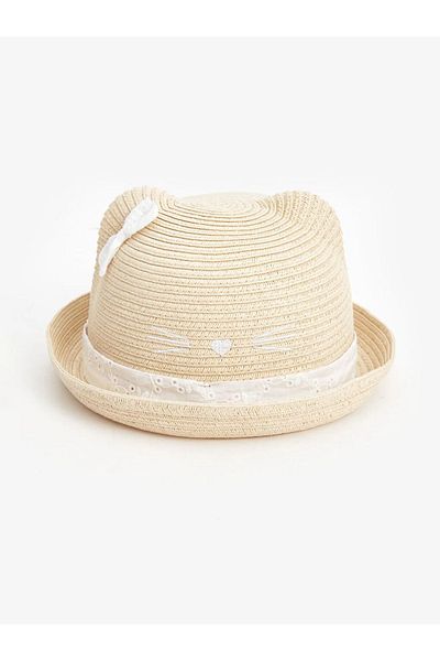 LC Waikiki LCW baby Baby Girl Straw Fedora Hat