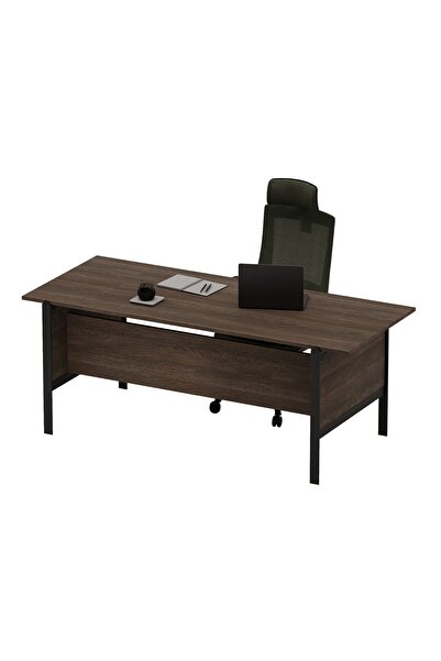 Çağın Ofis Mobilyaları Hola Tekli Çalışma Masası 160 Cm Balos Siyah