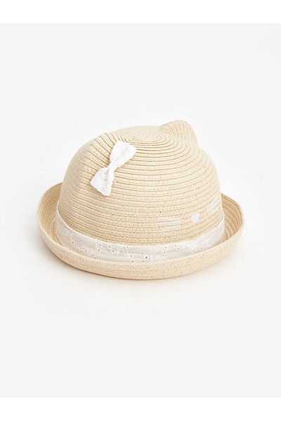 LC Waikiki LCW baby Baby Girl Straw Fedora Hat