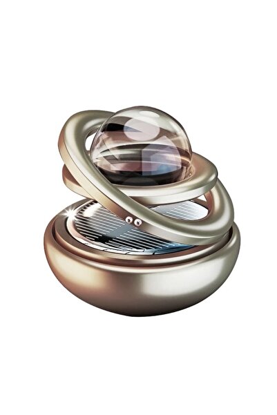 Genel Markalar Solar Oto Araba Kokusu Parfümü Güneş Işığıyla 360 Derece Dönen Sistem Oto Kokusu Gold