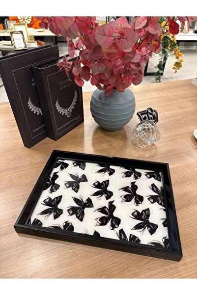 PINALE ART Sunum Dekoratif Çay Kahve Tepsisi