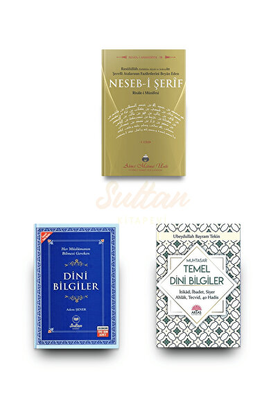 Cübbeli Ahmet Hoca Yayıncılık Dini Bilgiler 3 Kitap Seti