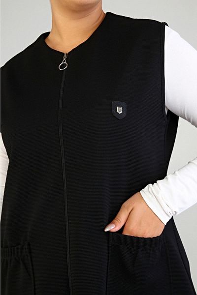 Seçkin Büyük Beden Women's Large Size Special Vest