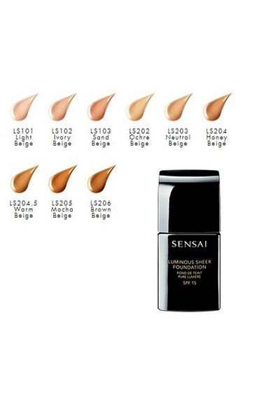Sensai كريم أساس شفاف مضيء LS203 SPF15 Nuetralbeige