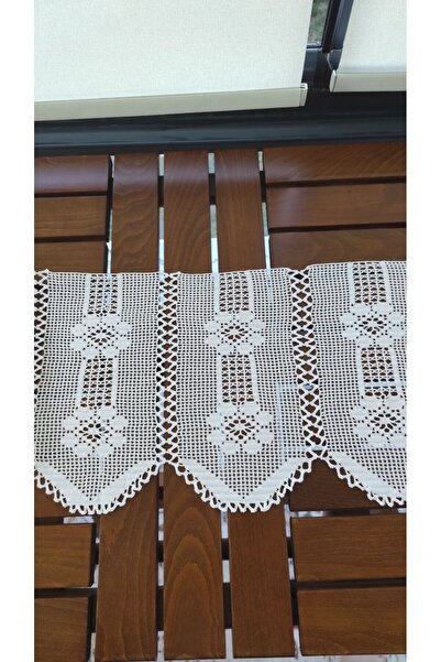 MİMOZAATÖLYE El Işi Dantel Perde Ucu