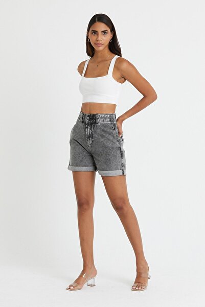 cracpot Kadın Açık Gri Şort