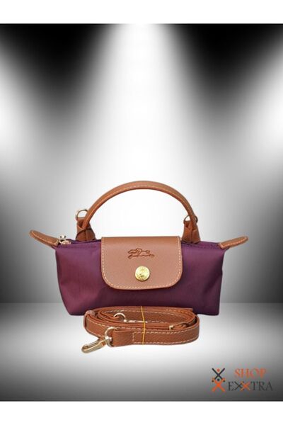 shopExxtra Дамска сгъваема чанта за през рамо за гримове - Shopper Bag, размер 10x20 см