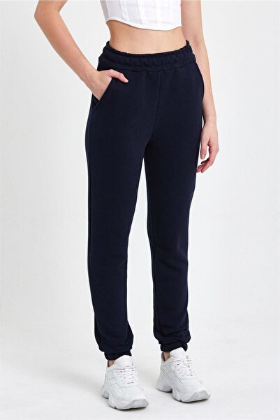 ESPİNA Γυναικείο πλεκτό φούτερ με τρεις κλωστές με λάστιχο στη μέση και στο πόδι Jogger