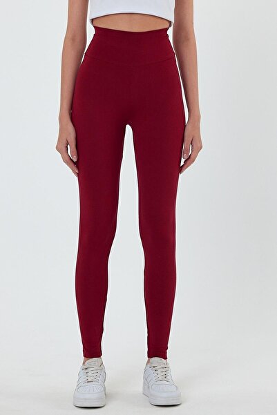 ESPİNA High Waist Women's Leggings - Lycra Viscose, Gathering Feature