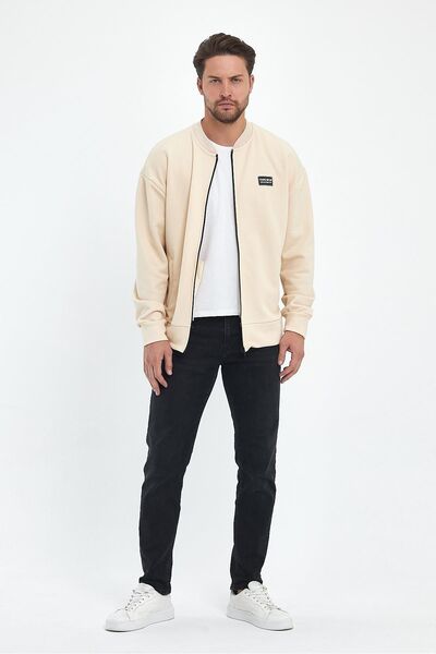 ESPİNA Men's Comfortable Fit Long Sleeve College Jacket