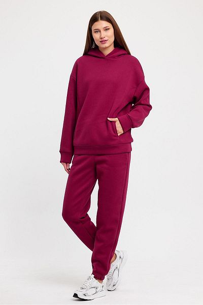 ESPİNA Women's Three Thread Fleece Oversize Tracksuit Set with Elastic Waist and Legs