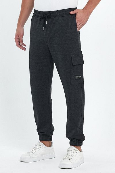 ESPİNA Pantaloni de trening pentru bărbați cu buzunare cargo cu picior elastic