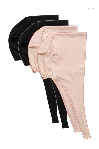BEYAZ DÜŞ 4-Piece Hijab Bone, Combed Cotton with Ligra