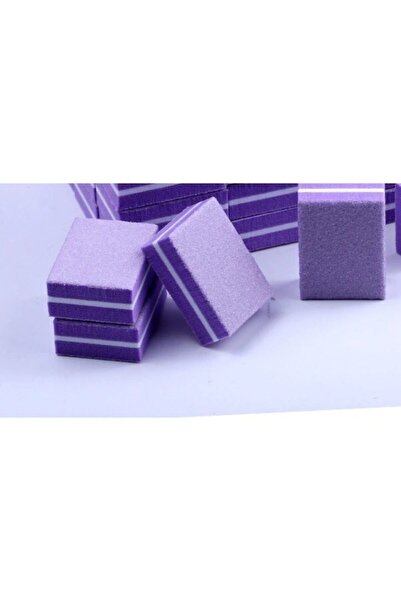 OMAC 1 Adet Lot Çift Taraflı Mini Tırnak Törpüsü Renkli Sünger Oje Zımpara Parlatma Manikür Araçları