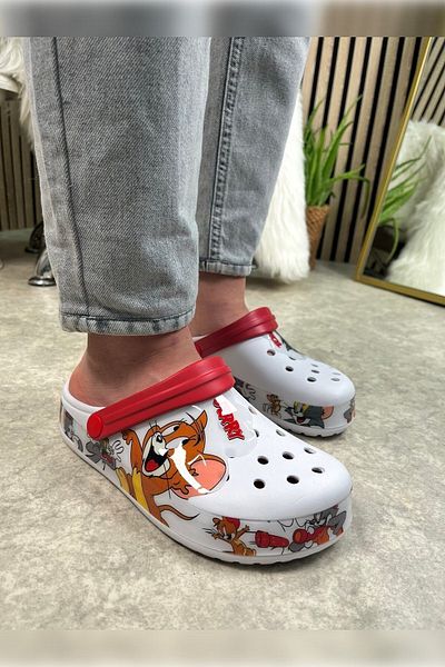 Nstil Papuci casual cu model Tom și Jerry - pentru asistentă și doctor bucătar, Crf-8246