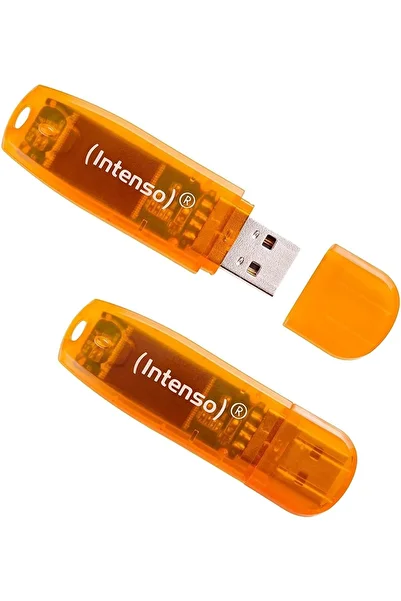DNR Bilişim خط قوس قزح Intenso3502490 ذاكرة فلاش USB 2.0 بسعة 64 جيجابايت