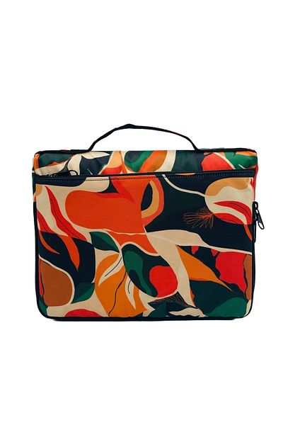 Differ Studio 10'' & 11'' Inch Orange Abstract Pattern Waterproof Unisex Ipad/tablet Bag/case