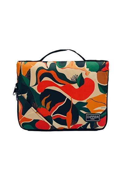 Differ Studio 10 بوصة و 11 بوصة برتقالية مجردة نمط مقاوم للماء للجنسين آيباد/حقيبة كمبيوتر لوحي/حقيبة