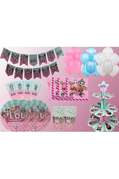 LOL 8 Kişilik Doğum Günü Seti