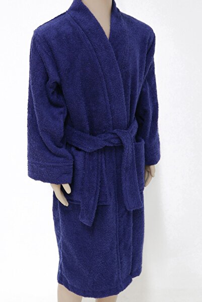 AİRYCOT Μπουρνούζι Unisex από 100% βαμβακερό Navy Blue