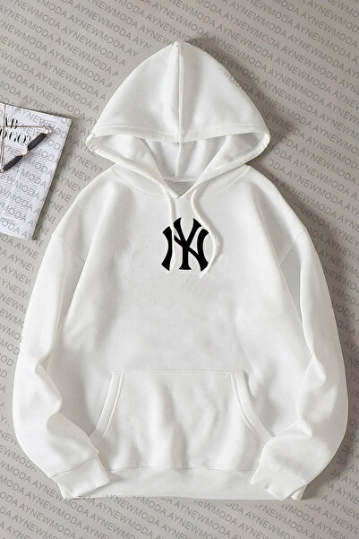 PENTHİLUS Unisex YN Printed Oversize Hooded Sweatshirt