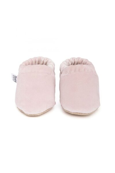 Baby On The Go Pink Velvet Patik
