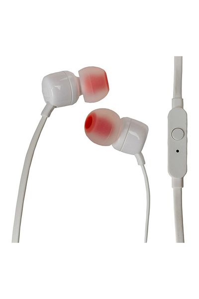 JBL TUNE 110 Wired Earphones - White