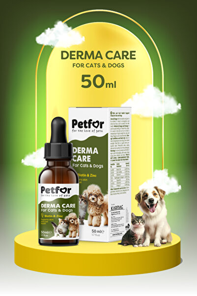 Petfor Bio-Zinc Drop Tüy Sağlığı Damlası Kedi ve Köpekler için 50 ML