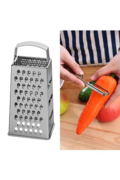 Trend Home Life مبشرة ستانلس ستيل من تريند هوم لايف ايكيا + مقشرة خضروات ستانلس