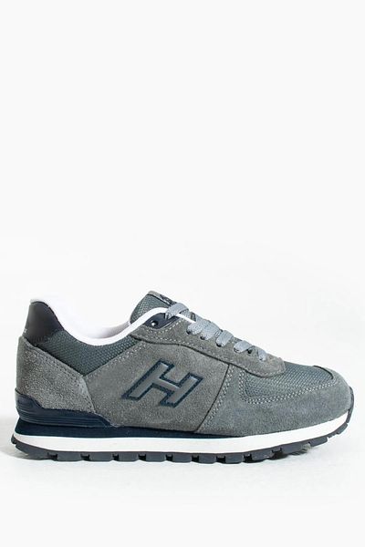 Hammer Jack Women's Gray Navy Blue Peru Leather Sneaker Shoes 102 19250-g