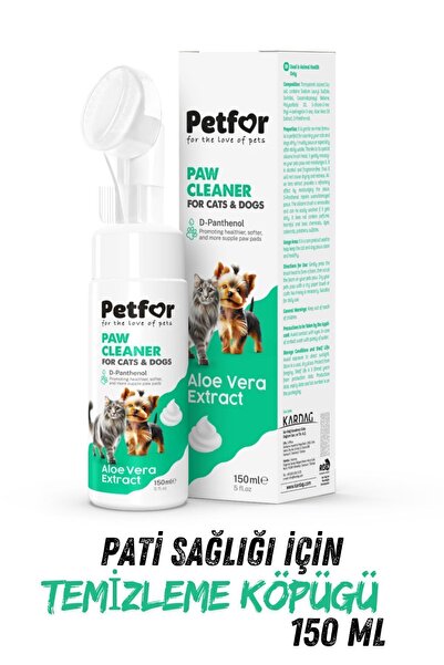 Petfor Aloe Veralı Pati Temizleme Köpüğü 150 ML