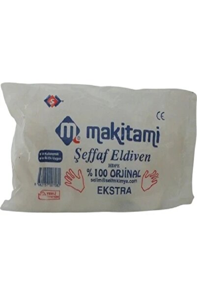 MAKİTAMİ Makitami Şeffaf Poşet Eldiven 100'lü 30 ADET (30x100)