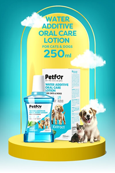 Petfor Kedi ve Köpekler Ağız Bakım Losyonu 250 ML