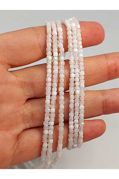 Yasamtohumu Brățară de 2,5 mm Cube de piatră de lună - în formă de matrice (4...