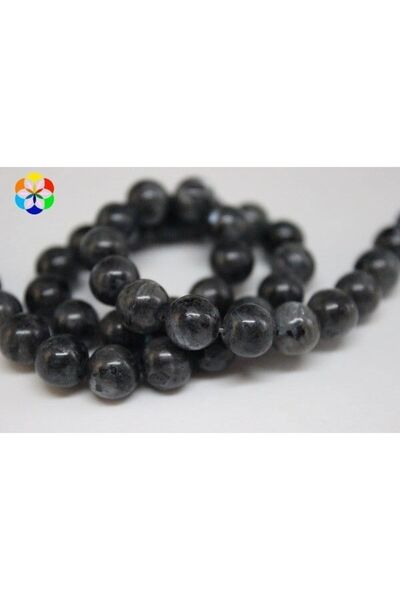 Yasamtohumu 8mm polu-niz - dužina narukvice od spektrolita (18cm dužine)