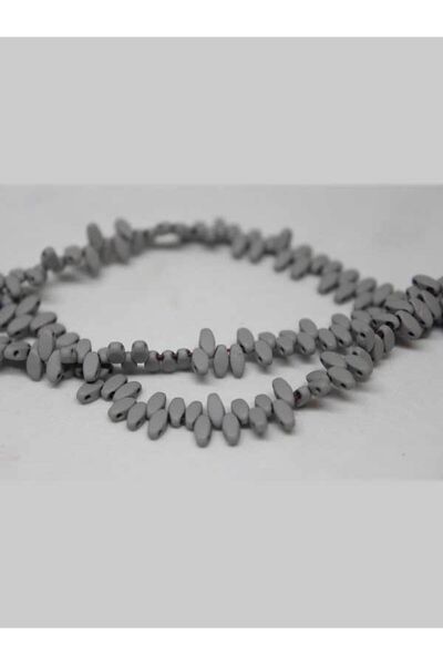 Yasamtohumu Hematit Sa kamenčićima narukvica sa dvostrukom rupom - pola niza ...